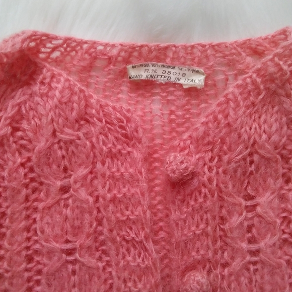 Vintage Sweaters - 💗HPX2💗VINTAGE Handknit Italian Mohair